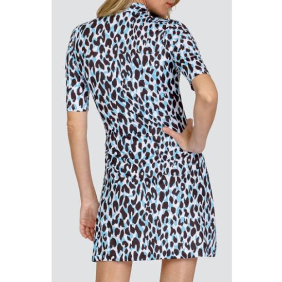 Tail Women's Leopard Coast Halston Golf Dress Size S - Picture 2 of 9